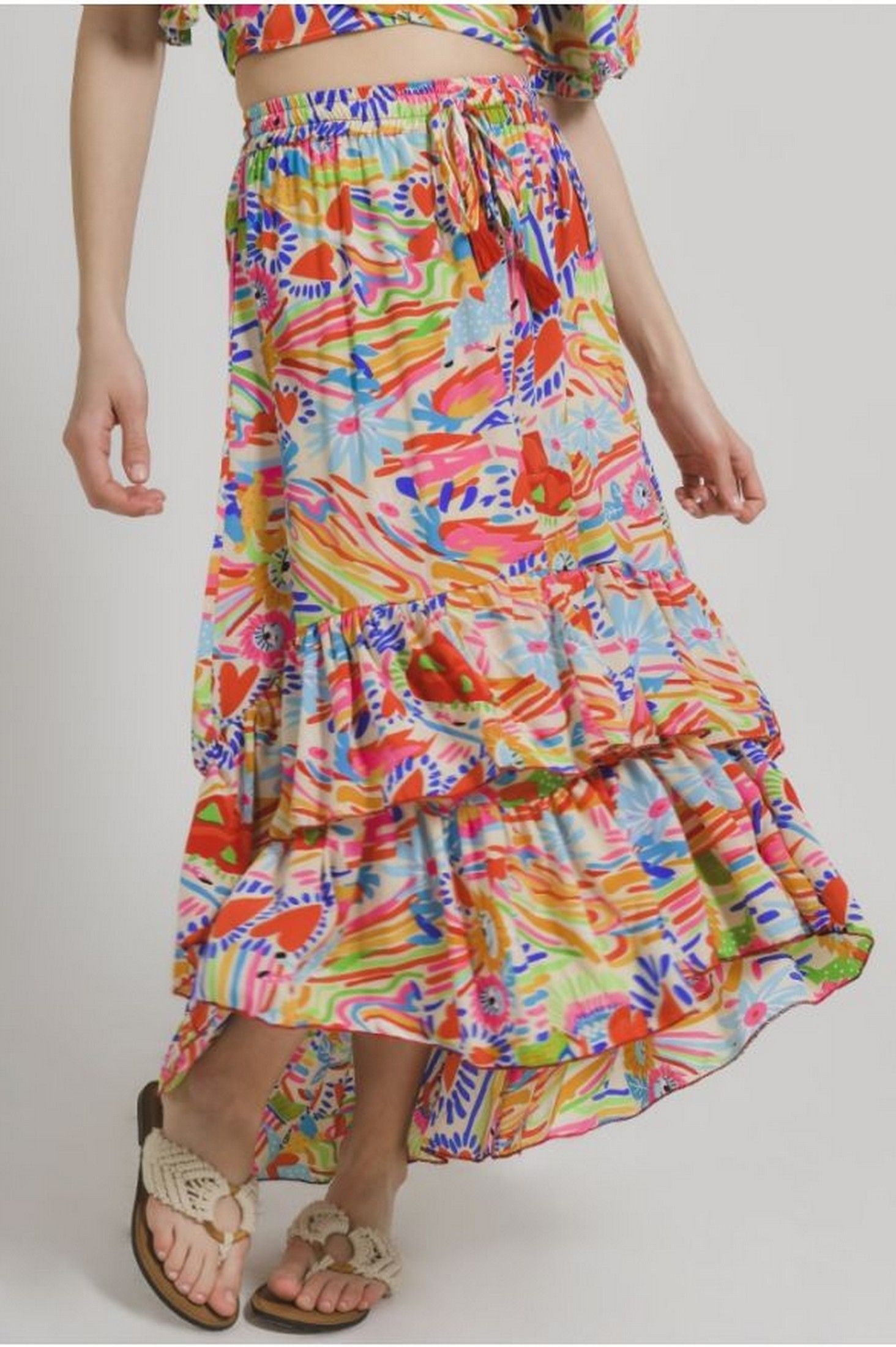 Multicolor skirt  ' - ' ΦΟΥΣΤΕΣ