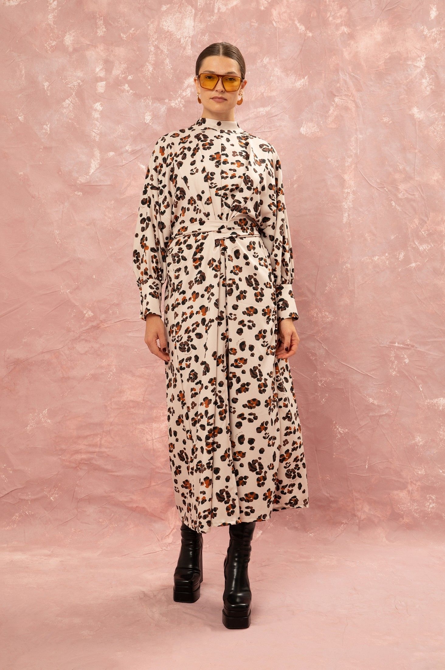 KAFTAN MAXI DRESS - LEOPARD ' - ' ΦΟΡΕΜΑΤΑ