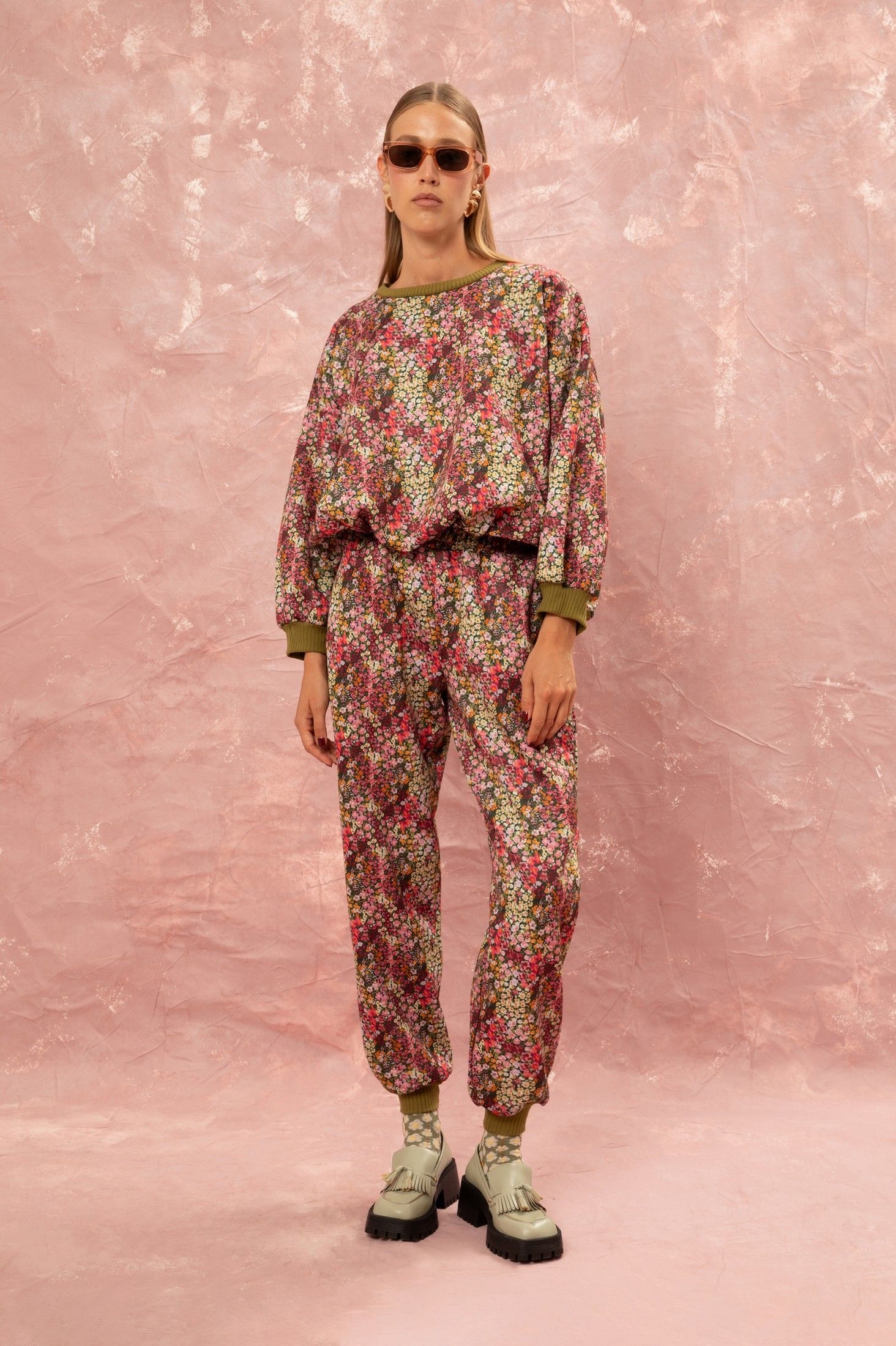FUTTER TRACK PANTS - LIBERTY FLORAL ' - ' ΠΑΝΤΕΛΟΝΙΑ