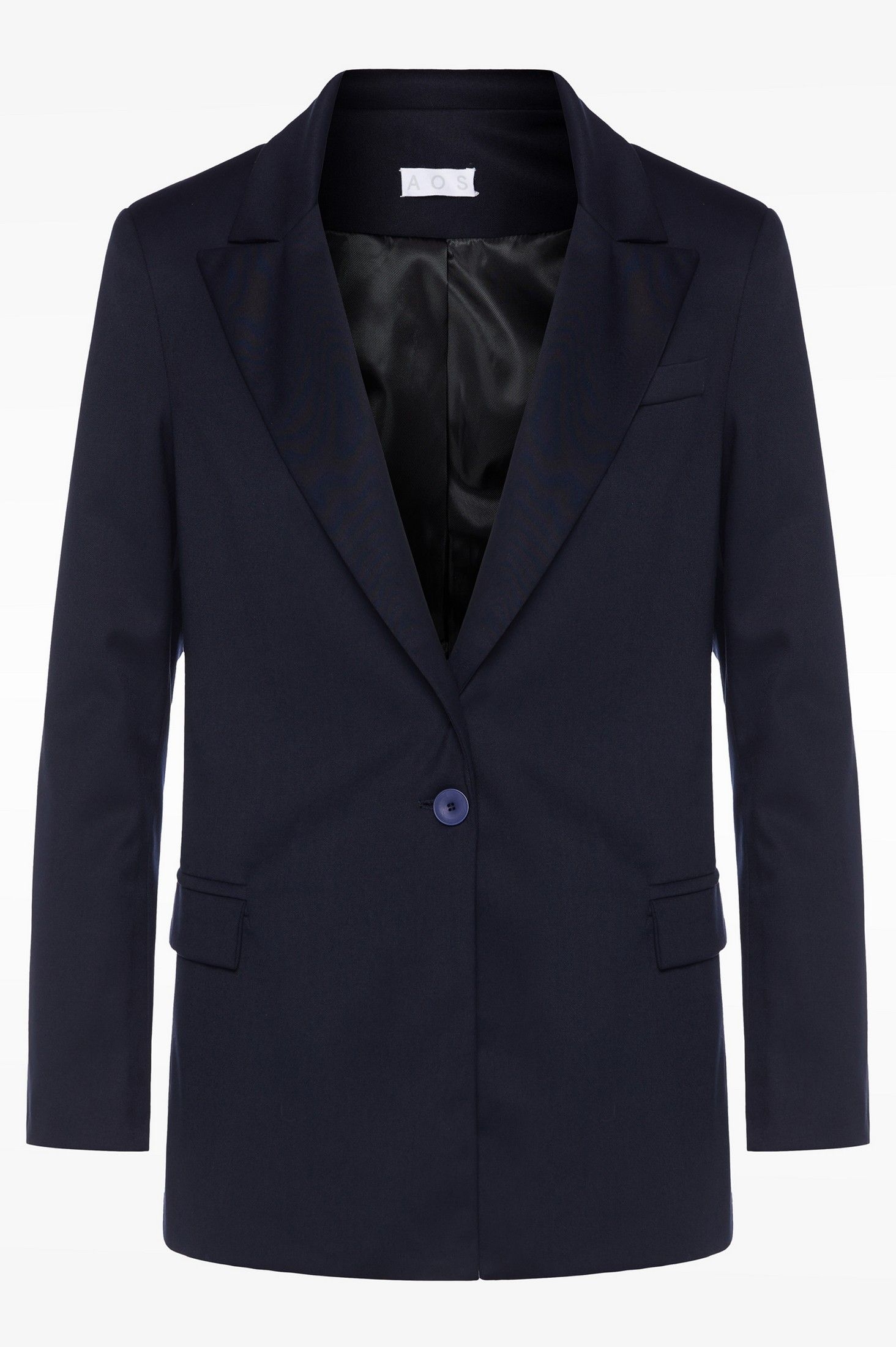 Tailored blazer navy blue ' - ' ΣΑΚΑΚΙΑ