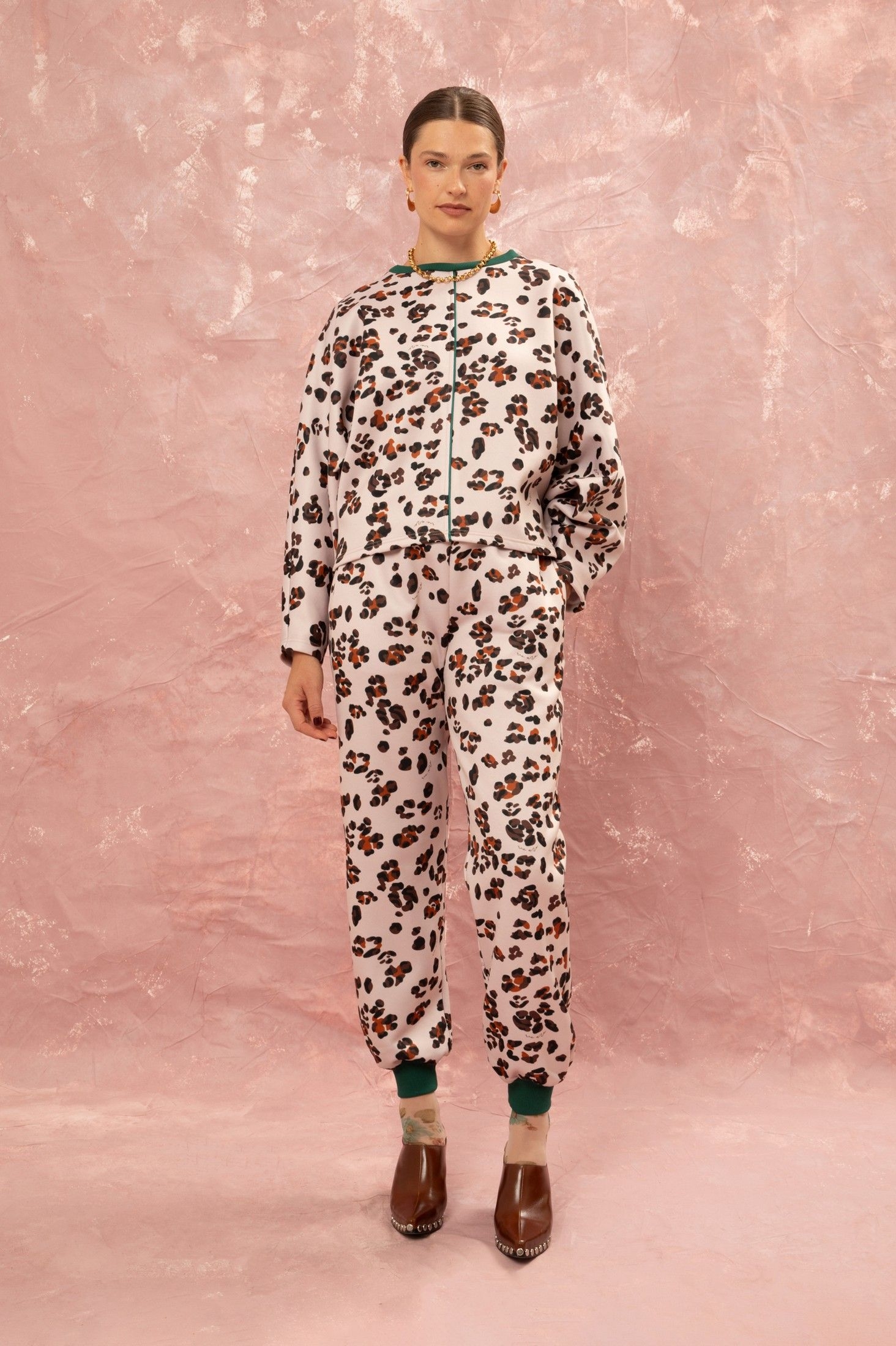 FUTTER TRACK PANTS - LEOPARD ' - ' ΠΑΝΤΕΛΟΝΙΑ