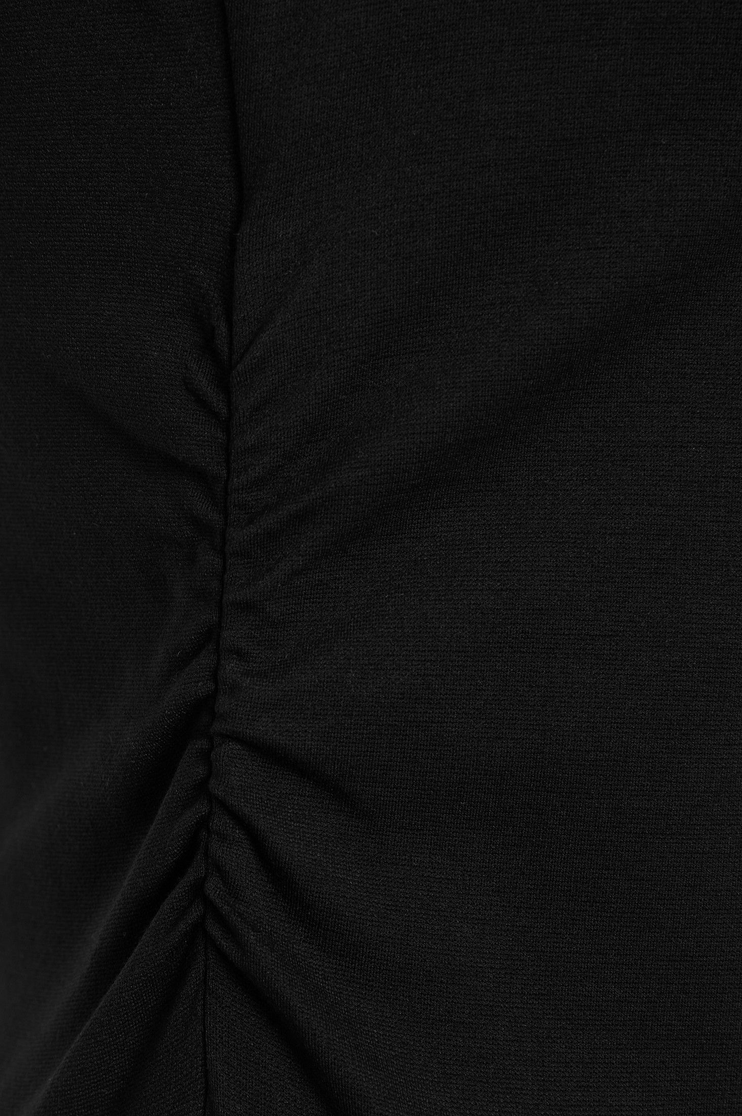 Maxi gathered waist dress black ' - ' ΦΟΡΕΜΑΤΑ