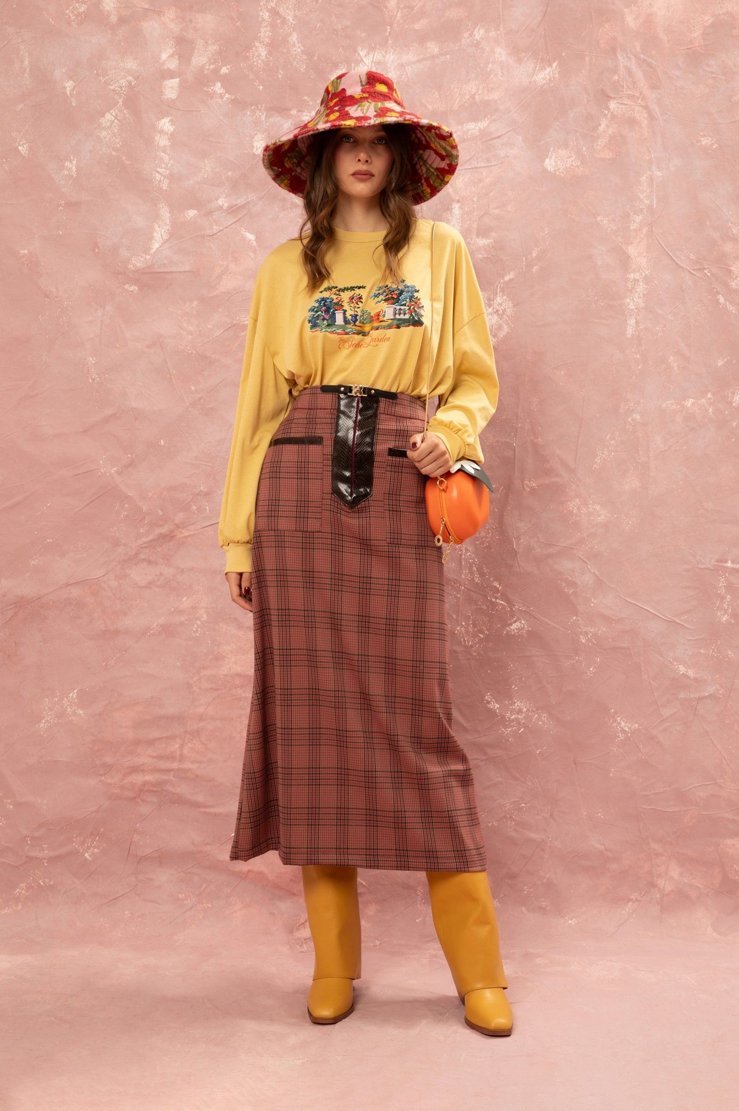 LONG SLEEVE T-SHIRT - YELLOW ' - ' ΤΟΠ