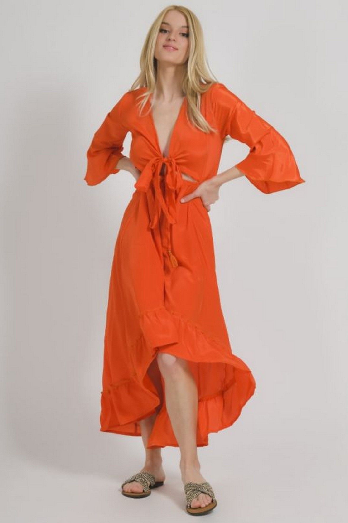 Orange dress  ' - ' ΦΟΡΕΜΑΤΑ