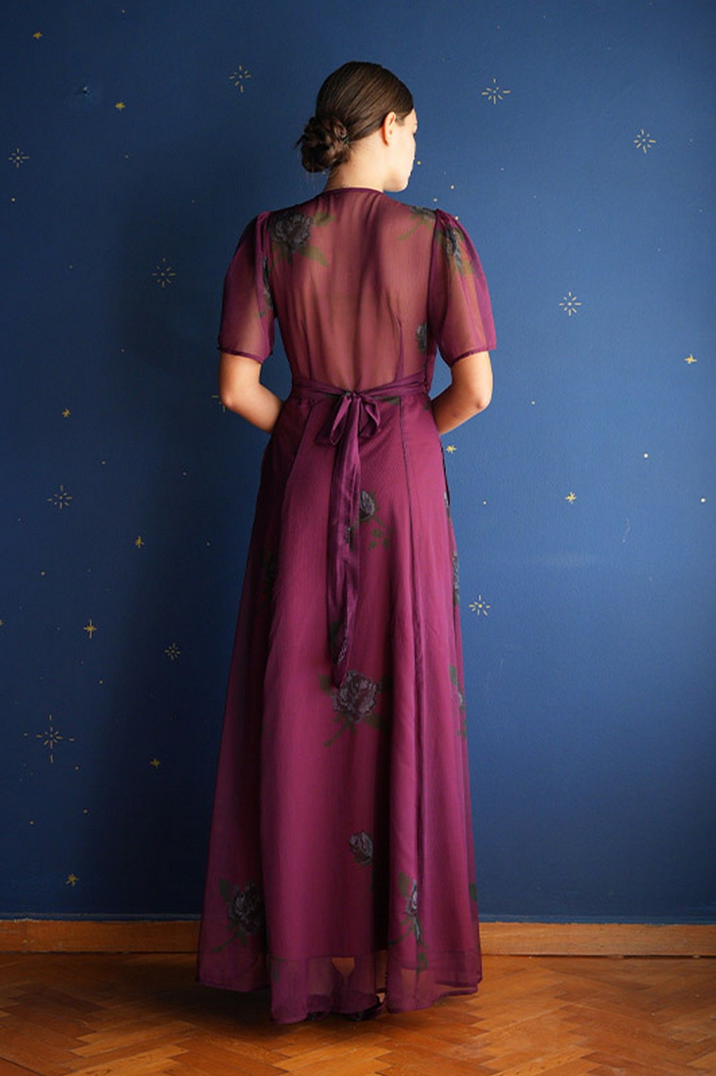 Melita dress in bordeaux | Madame shoushou  ' - ' ΦΟΡΕΜΑΤΑ