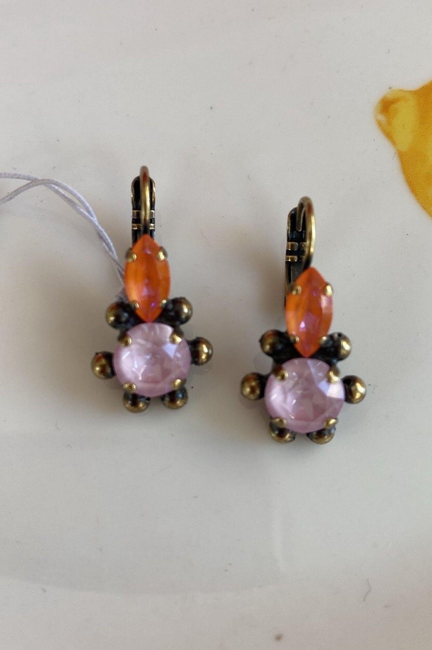 Orange lilac earrings artwear dimitriadis ' - ' ΚΟΣΜΗΜΑΤΑ