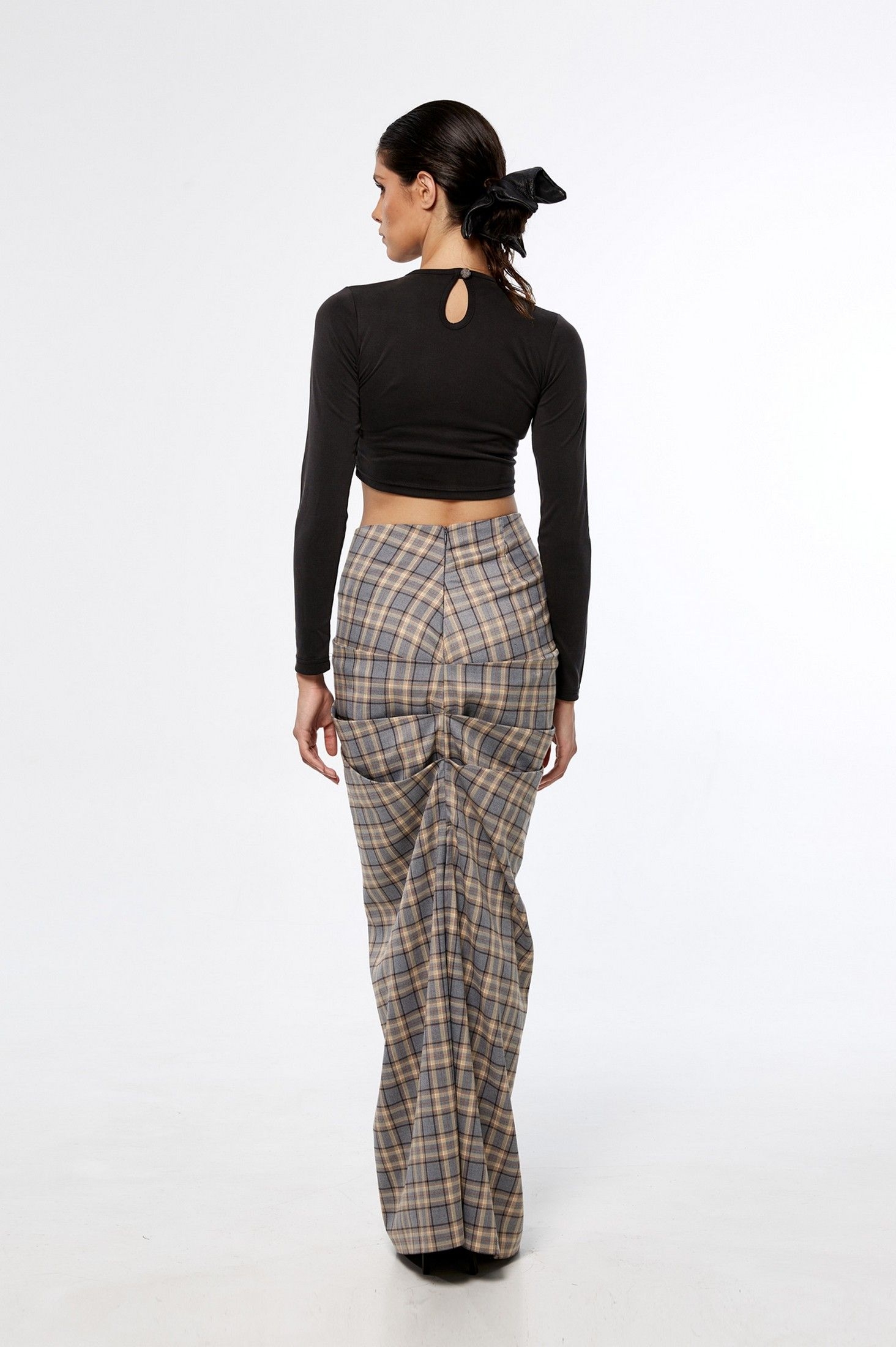 Plaid Fusion Maxi  Skirt | JDV  ' - ' ΦΟΥΣΤΕΣ