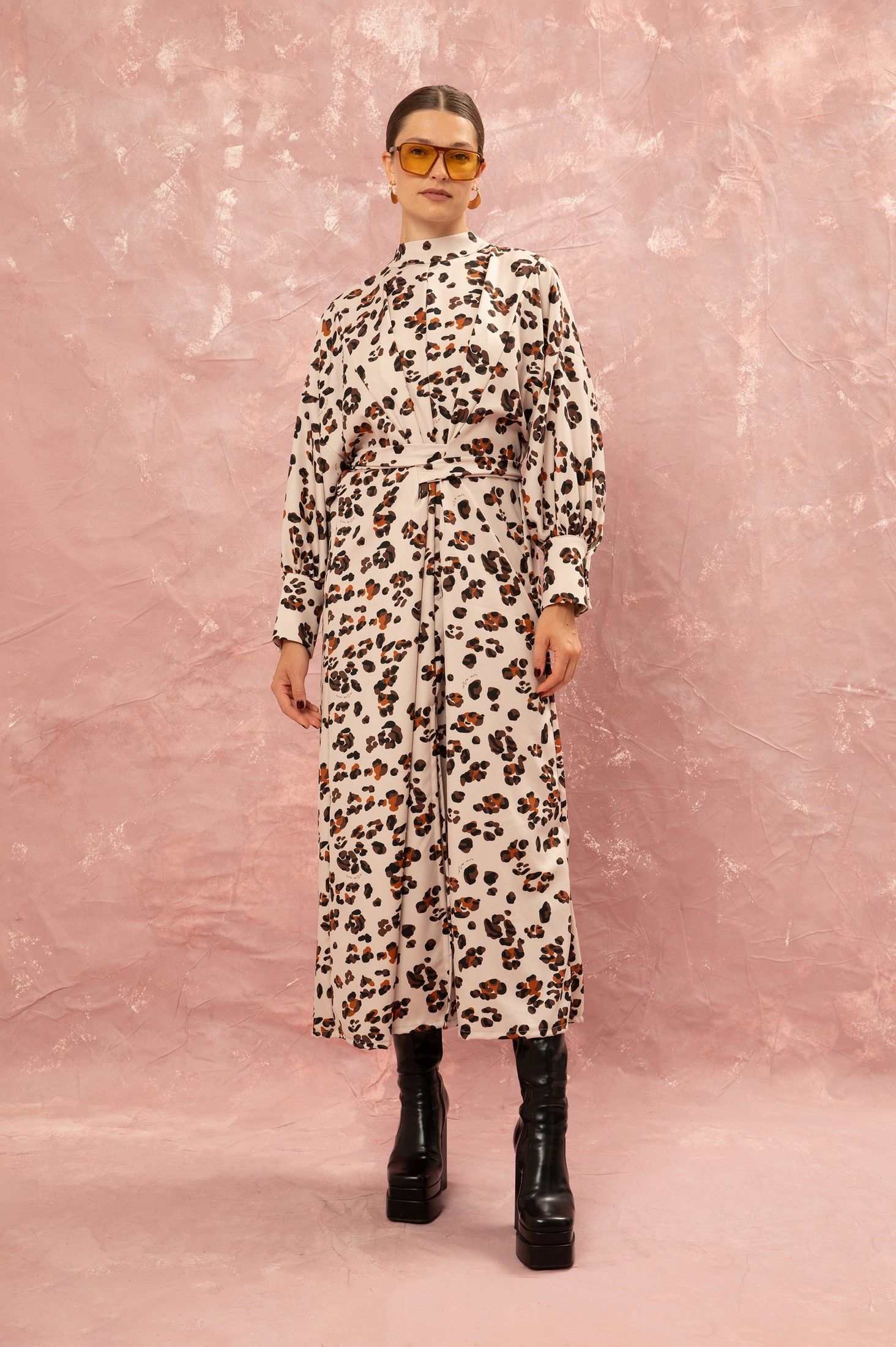 KAFTAN MAXI DRESS - LEOPARD ' - ' ΦΟΡΕΜΑΤΑ